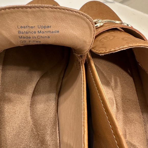 Giani Bernini Womens Fiffee Brown Leather Padded Insole Loafers Size 10 - Picture 6 of 7